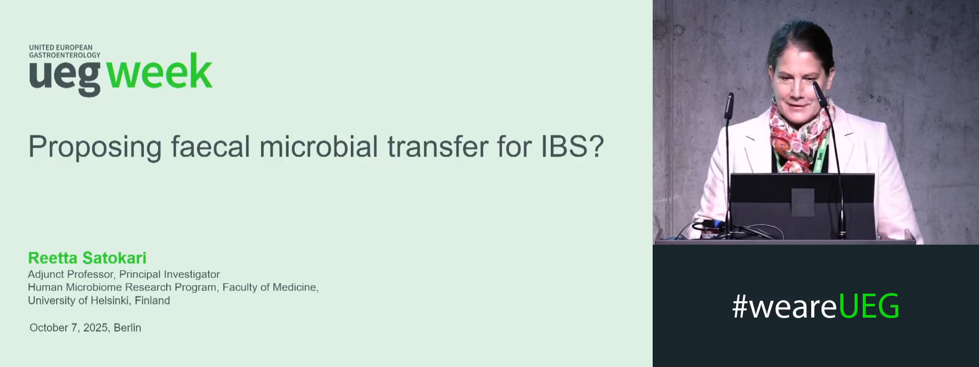 Proposing faecal microbial transfer for IBS?
