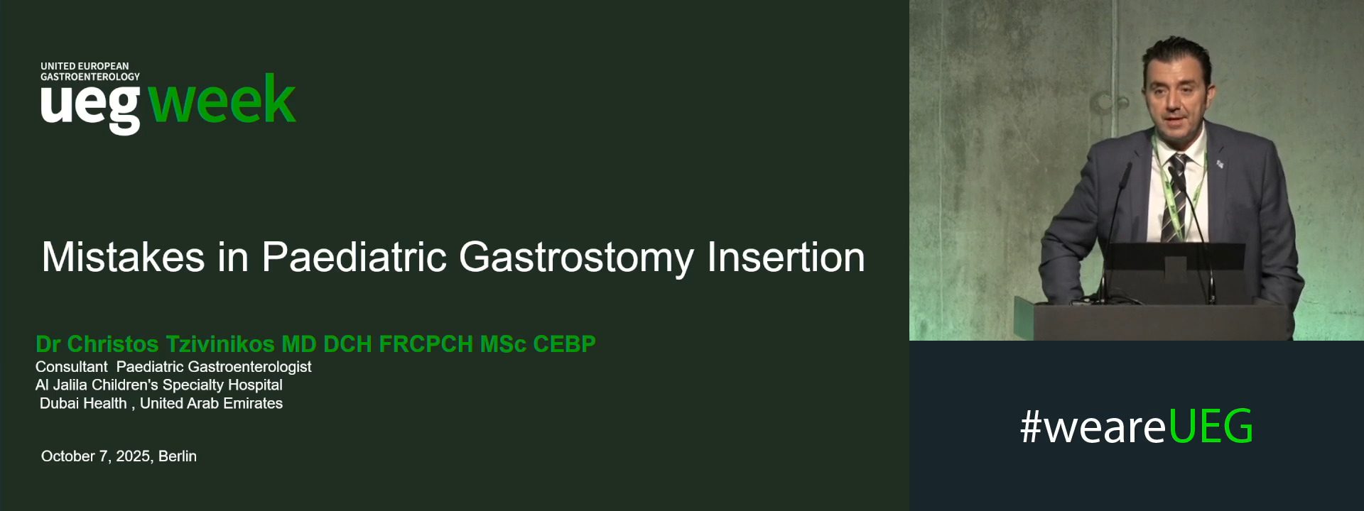 Paediatric gastrostomy insertion
