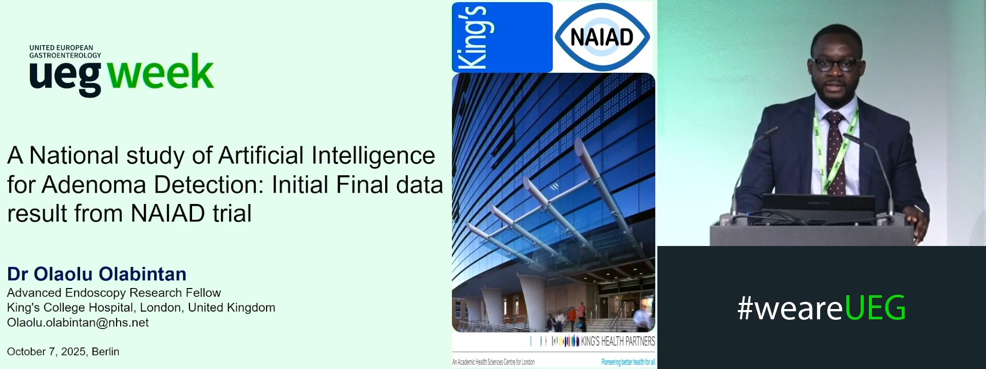 INTERIM RESULTS FROM NAIAD: A NATIONWIDE STUDY OF ARTIFICIAL INTELLIGENCE IN ADENOMA DETECTION (ANALYSIS FROM THE FIRST 1418 PATIENTS AND 34 COLONOSCOPISTS)