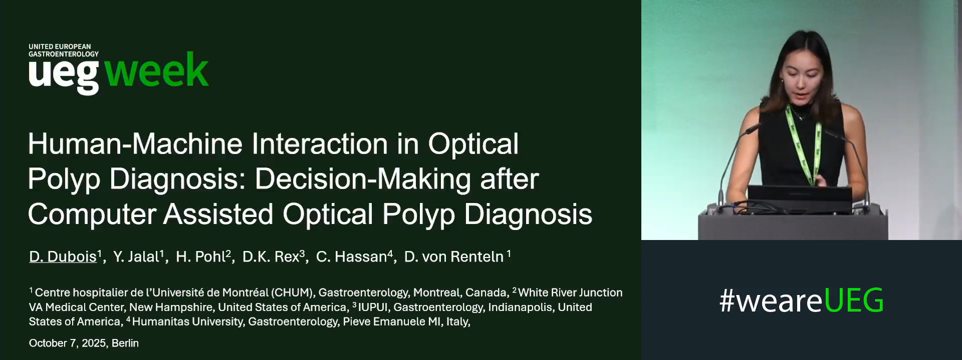 HUMAN-MACHINE INTERACTION IN OPTICAL POLYP DIAGNOSIS: DECISION-MAKING AFTER COMPUTER ASSISTED OPTICAL POLYP DIAGNOSIS