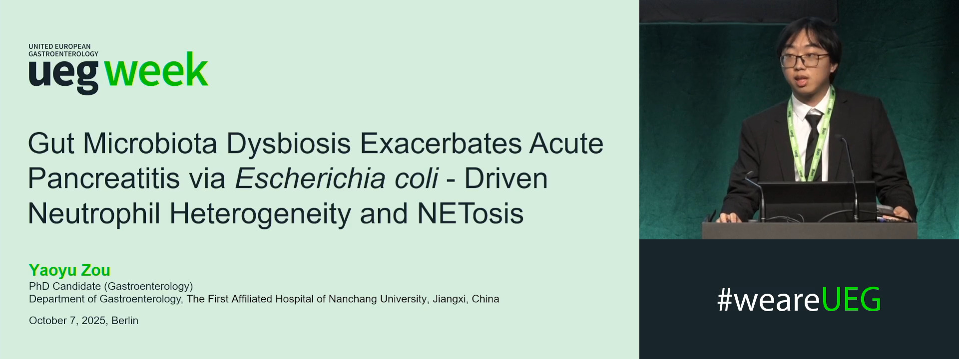 MECHANISTIC STUDY ON THE ROLE OF GUT MICROBIOTA IN REGULATING NEUTROPHIL EXTRACELLULAR TRAPS (NETS) FORMATION TO PROMOTE THE SEVERITY OF ACUTE PANCREATITIS