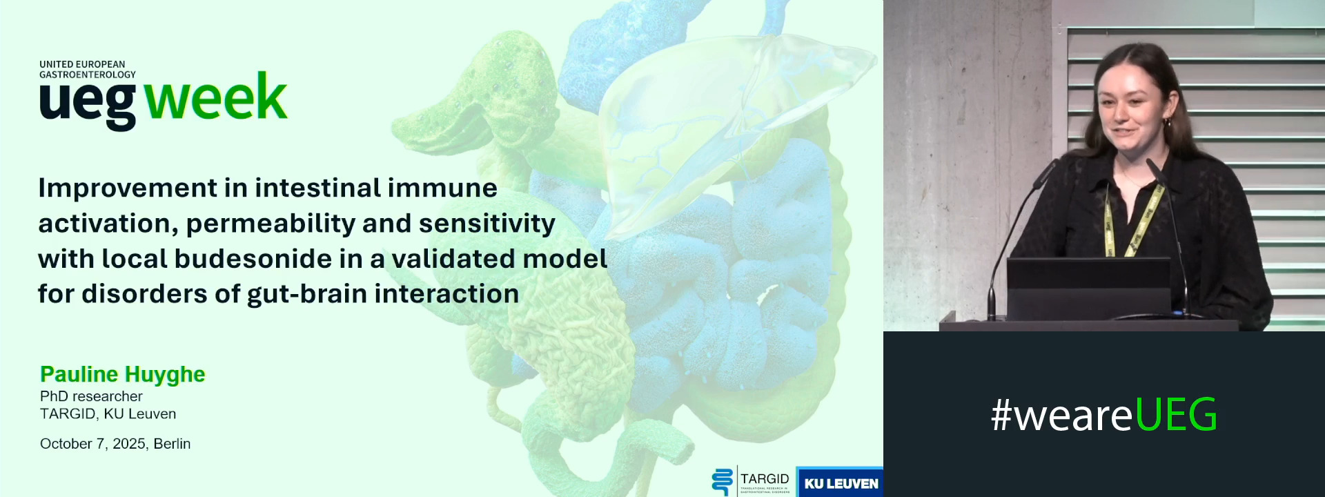 IMPROVEMENT IN INTESTINAL IMMUNE ACTIVATION, PERMEABILITY AND SENSITIVITY WITH LOCAL BUDESONIDE IN A VALIDATED MODEL FOR DISORDERS OF GUT-BRAIN INTERACTION