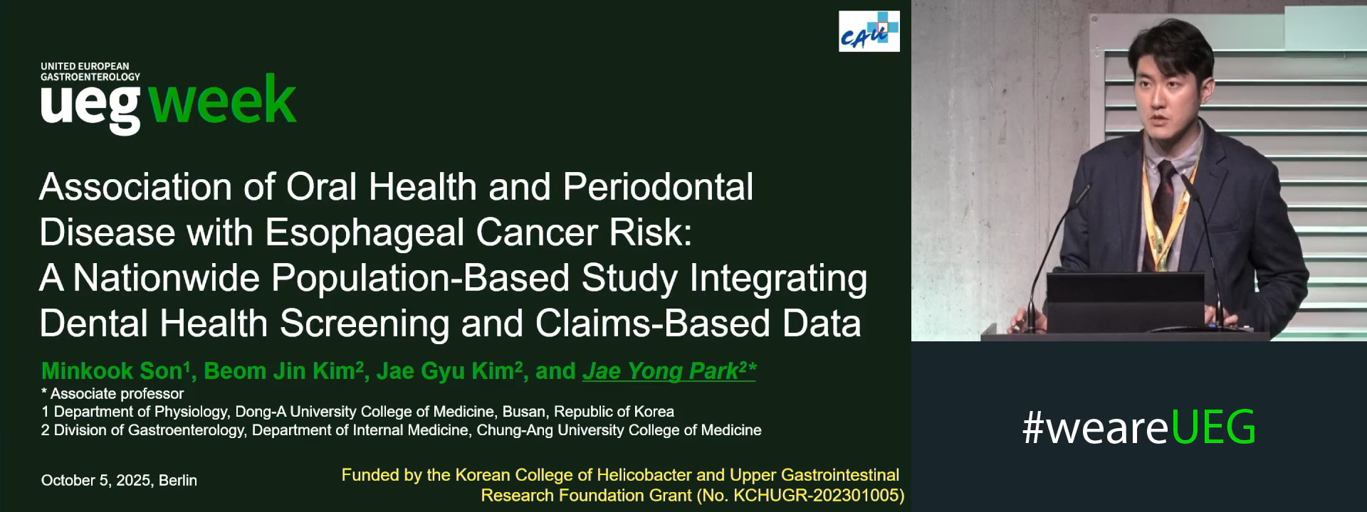 ASSOCIATION OF ORAL HEALTH AND PERIODONTAL DISEASE WITH ESOPHAGEAL CANCER RISK: A NATIONWIDE POPULATION-BASED STUDY INTEGRATING DENTAL HEALTH SCREENING AND CLAIMS-BASED DATA
