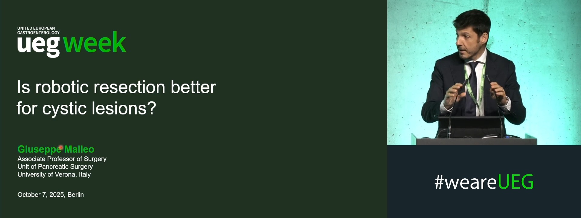 Is robotic resection better for cystic lesions?