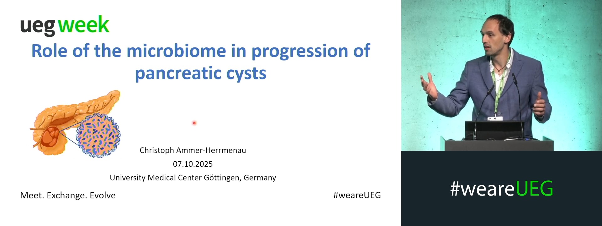 Role of microbiome in development and progression of pancreatic cysts