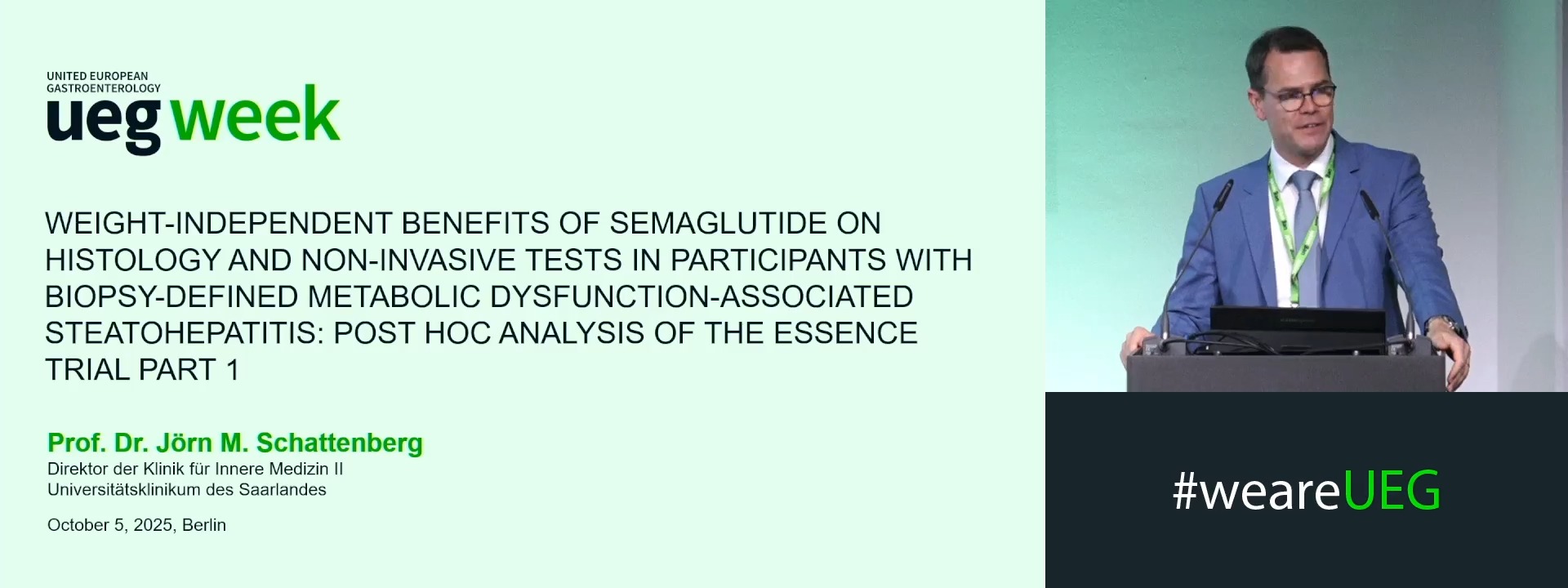 WEIGHT-INDEPENDENT BENEFITS OF SEMAGLUTIDE ON HISTOLOGY AND NON-INVASIVE TESTS IN PARTICIPANTS WITH BIOPSY-DEFINED METABOLIC DYSFUNCTION-ASSOCIATED STEATOHEPATITIS: POST HOC ANALYSIS OF THE ESSENCE TRIAL PART 1