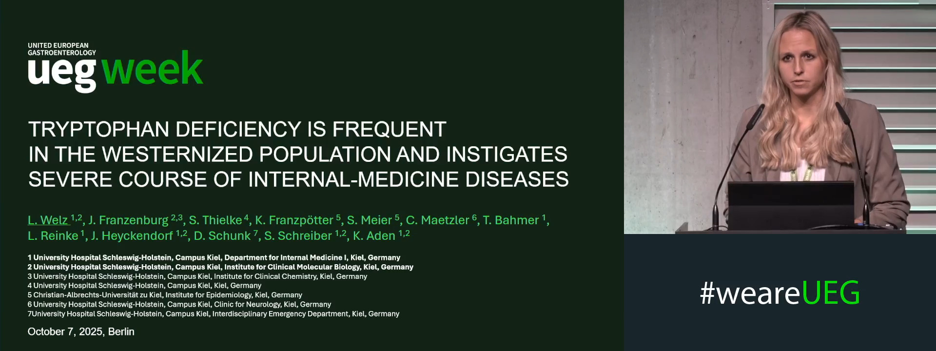 TRYPTOPHAN DEFICIENCY IS FREQUENT IN THE WESTERNIZED POPULATION AND INSTIGATES SEVERE COURSE OF INTERNAL-MEDICINE DISEASES