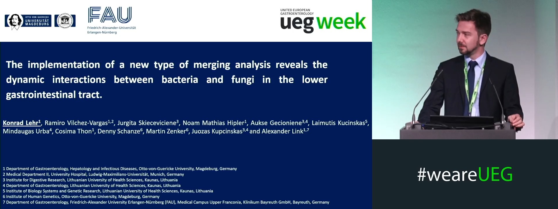 THE IMPLEMENTATION OF A NEW TYPE OF MERGING ANALYSIS REVEALS THE DYNAMIC INTERACTIONS BETWEEN BACTERIA AND FUNGI IN THE LOWER GASTROINTESTINAL TRACT