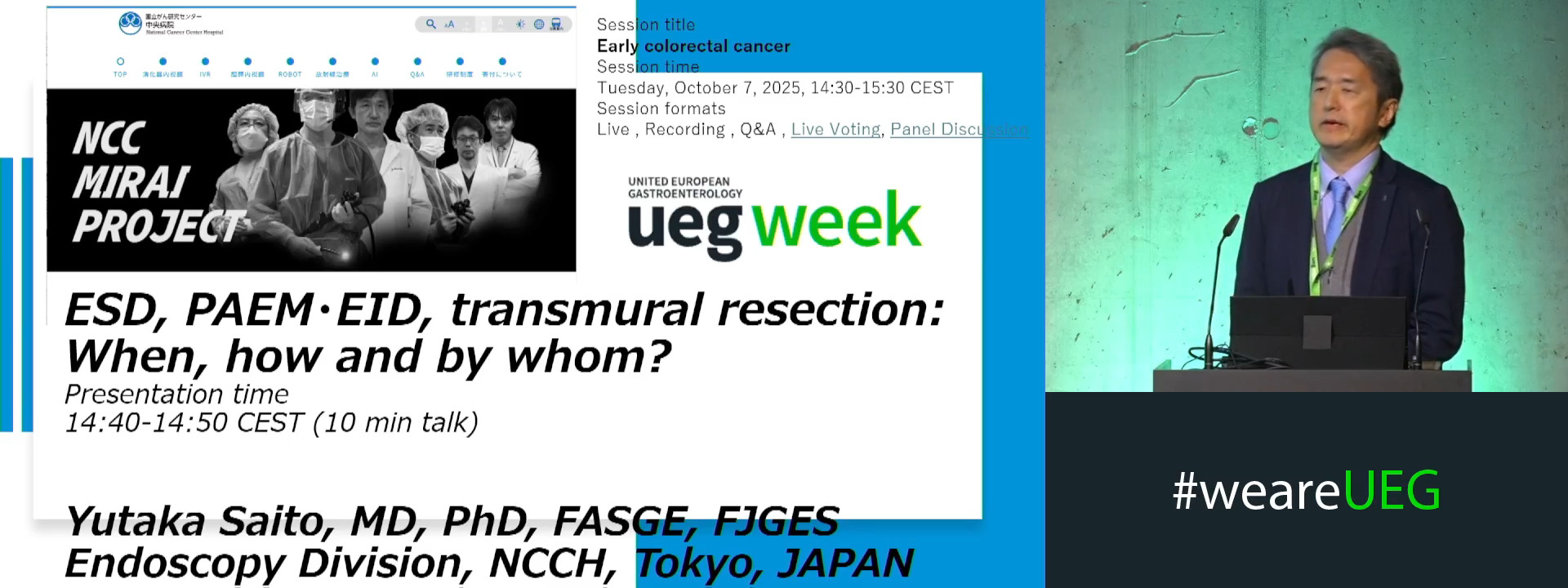 ESD, EID, transmural resection: When, how and by whom?