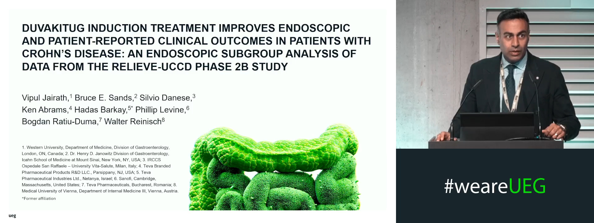 DUVAKITUG INDUCTION TREATMENT IMPROVES ENDOSCOPIC AND PATIENT-REPORTED CLINICAL OUTCOMES IN PATIENTS WITH CROHN’S DISEASE: AN ENDOSCOPIC SUBGROUP ANALYSIS OF DATA FROM THE RELIEVE-UCCD PHASE 2B STUDY