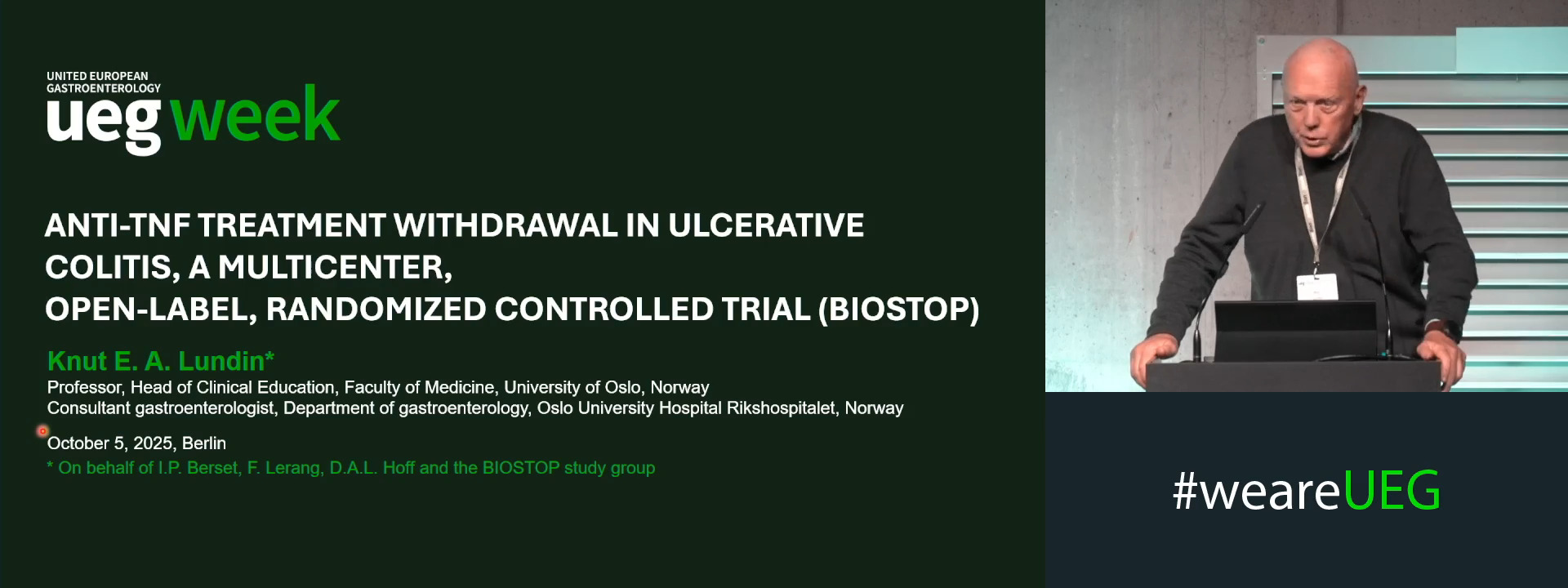 ANTI-TNF TREATMENT WITHDRAWAL IN ULCERATIVE COLITIS, A MULTICENTER, OPEN-LABEL, RANDOMIZED CONTROLLED TRIAL