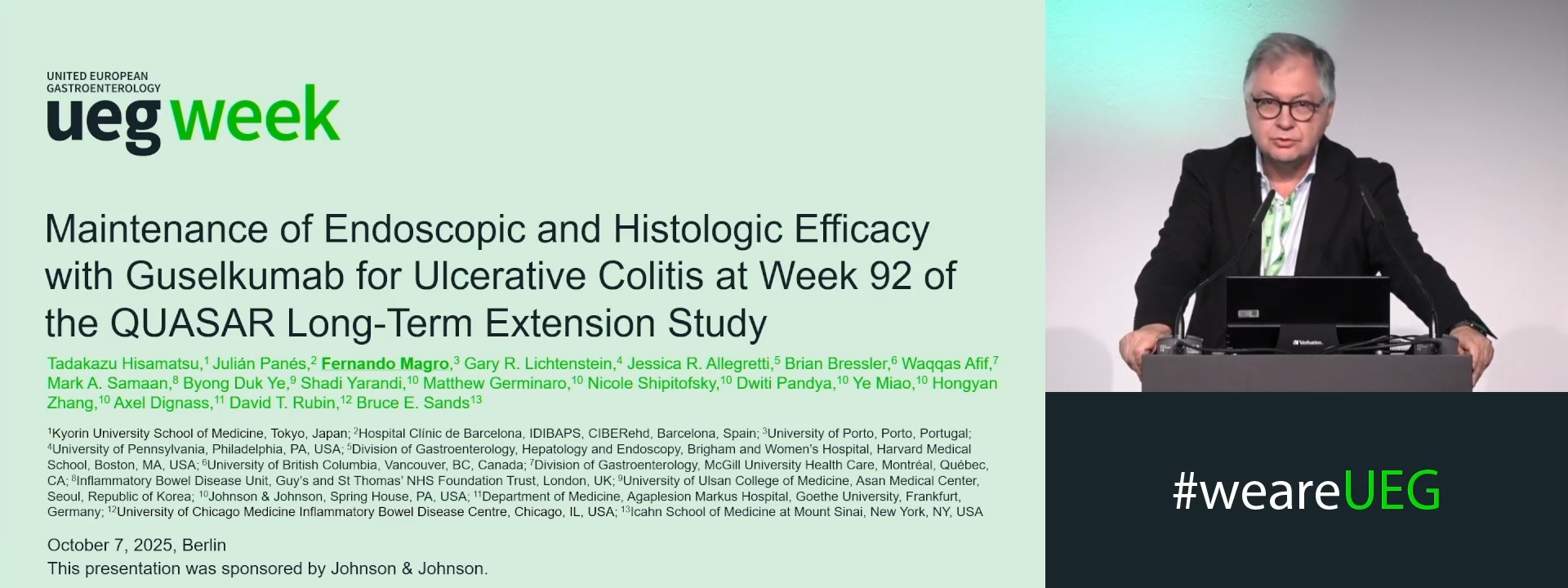 MAINTENANCE OF ENDOSCOPIC AND HISTOLOGIC EFFICACY WITH GUSELKUMAB FOR ULCERATIVE COLITIS AT WEEK 92 OF THE QUASAR LONG-TERM EXTENSION STUDY