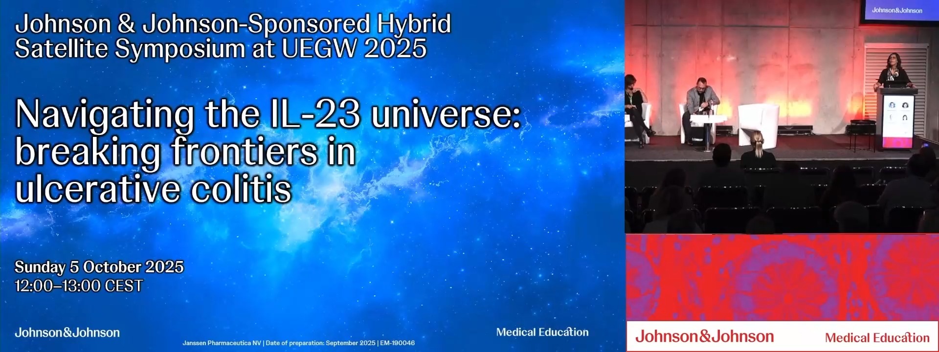 Navigating the IL-23 universe: breaking frontiers in ulcerative colitis (Johnson and Johnson) (Complete Session)