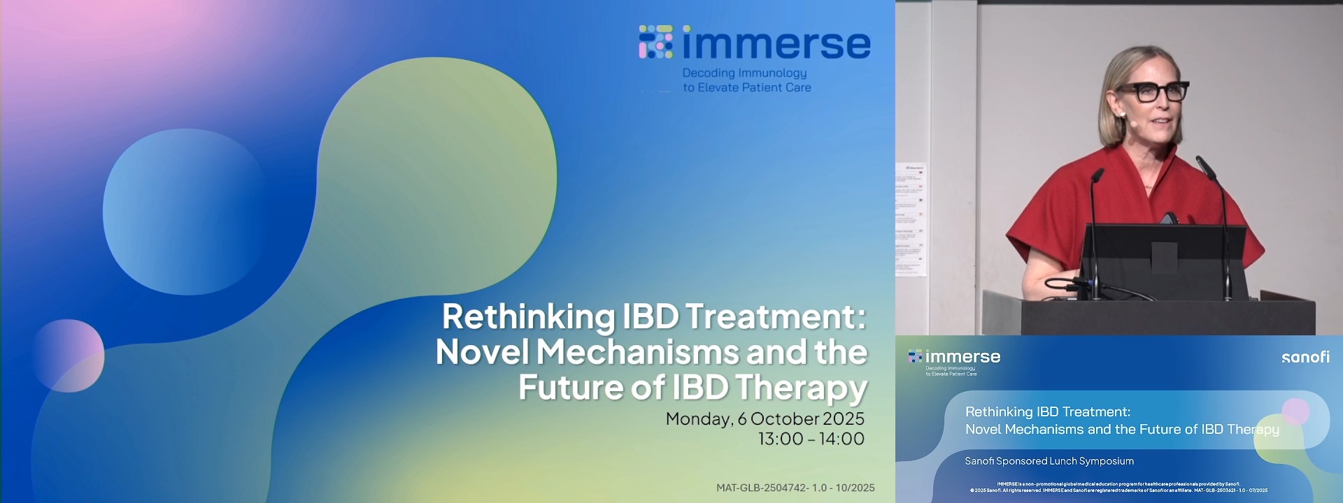 Rethinking IBD Treatment: Novel Mechanisms and the Future of IBD Therapy (Sanofi) (Complete Session)