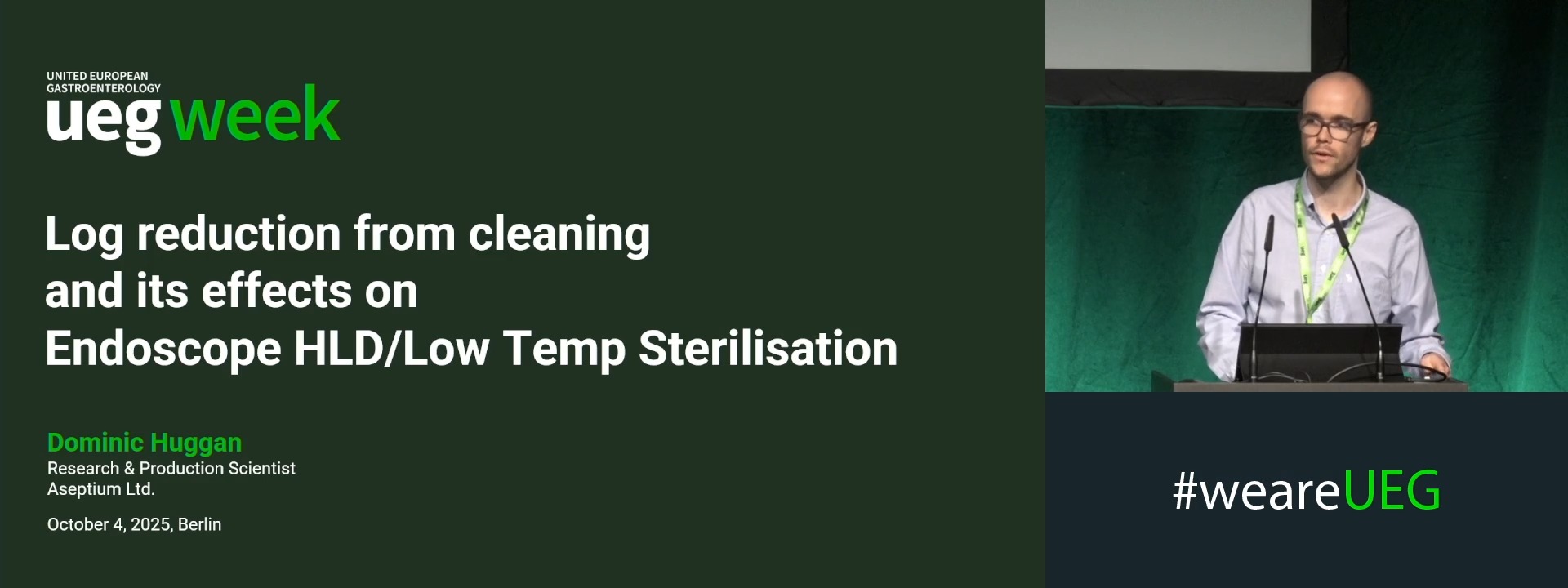 Log reduction from cleaning and its effects on Endoscope HLD/Low Temp sterilisation