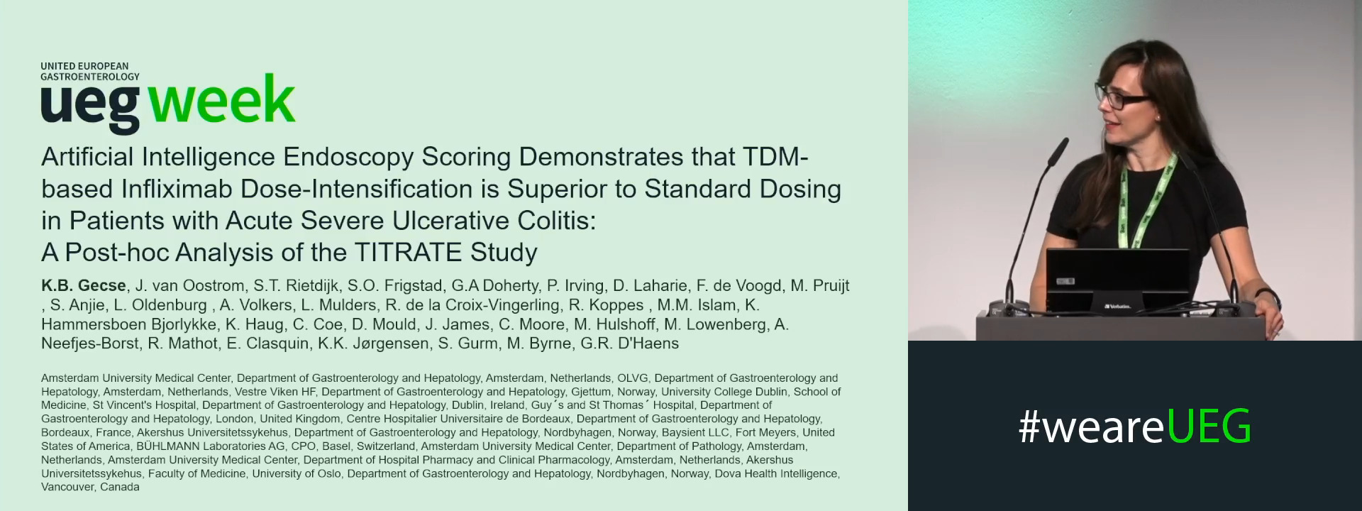 ARTIFICIAL INTELLIGENCE ENDOSCOPY SCORING DEMONSTRATES THAT TDM-BASED INFLIXIMAB DOSE-INTENSIFICATION IS SUPERIOR TO STANDARD DOSING IN PATIENTS WITH ACUTE SEVERE ULCERATIVE COLITIS: A POST-HOC ANALYSIS OF THE TITRATE STUDY