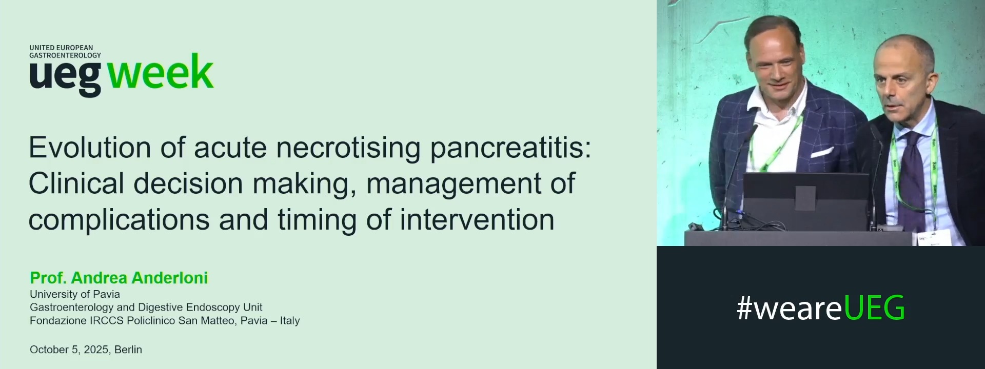 Evolution of acute necrotising pancreatitis: Imaging, clinical decision-making, and management of complications