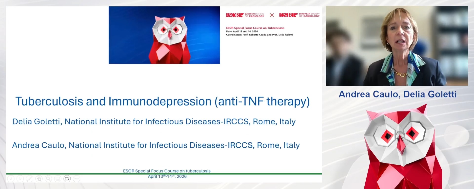 Tuberculosis and Immunodepression (anti-TNF therapy)