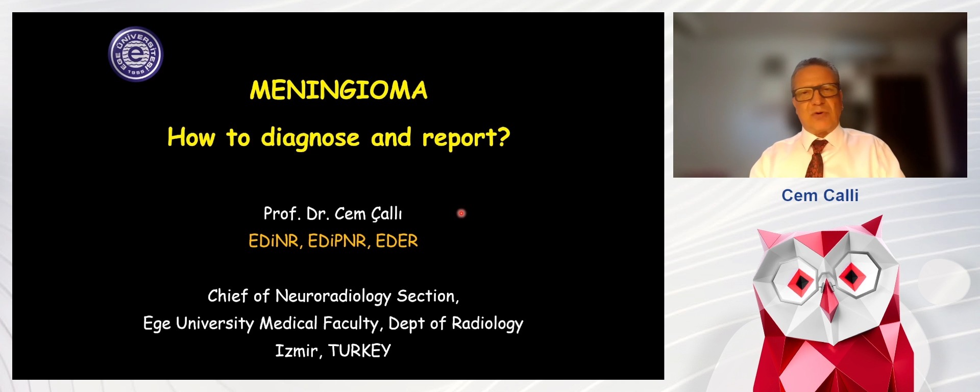Meningioma: How to diagnose and report?