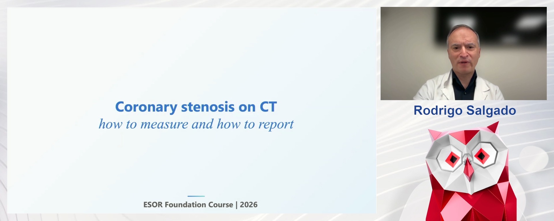 Coronary stenosis on CT: how to measure and how to report