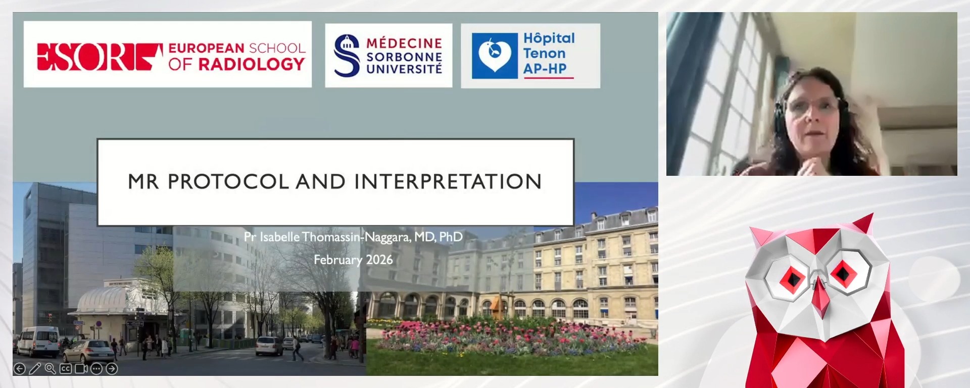 MR imaging: protocol / interpretation