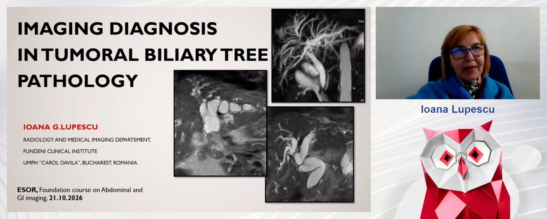 Imaging diagnosis in tumoral biliary tree pathology