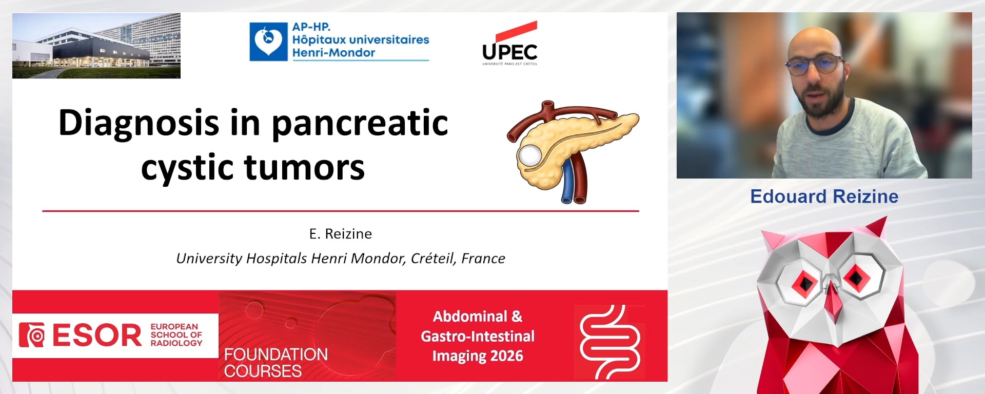 Diagnosis in pancreatic cystic tumors