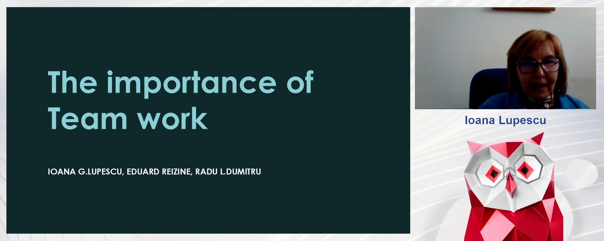 The importance of teamwork