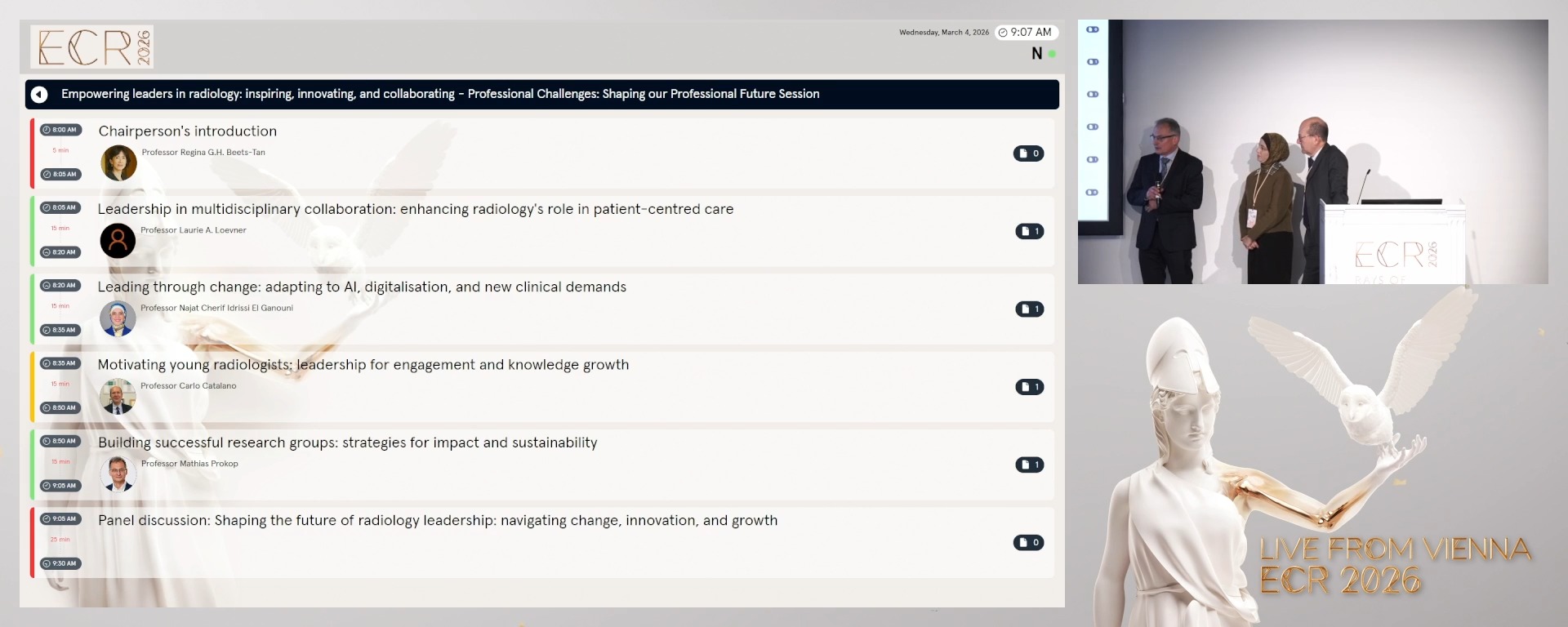 Panel discussion: Shaping the future of radiology leadership: navigating change, innovation, and growth