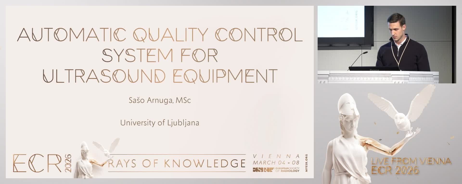 Automatic quality control system for ultrasound equipment