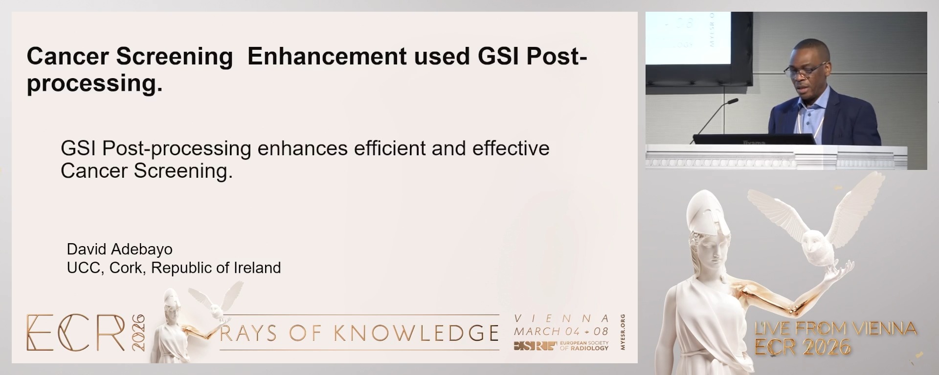 Cancer screening enhancement used GSI post-processing