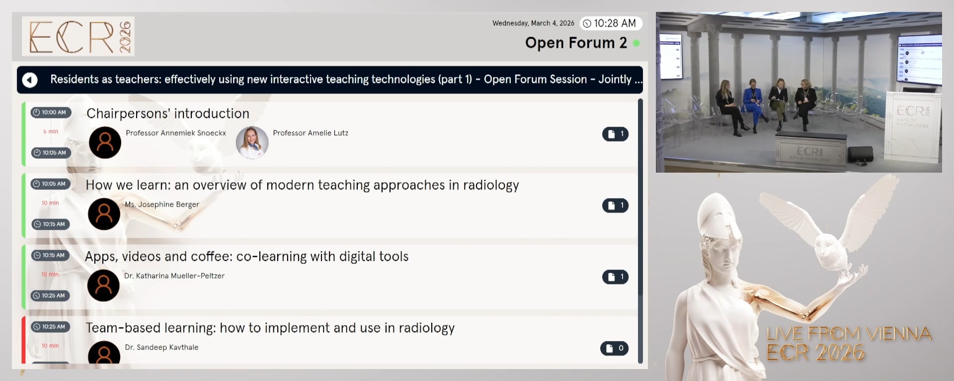 Open forum discussion: Can residents really lead teaching?