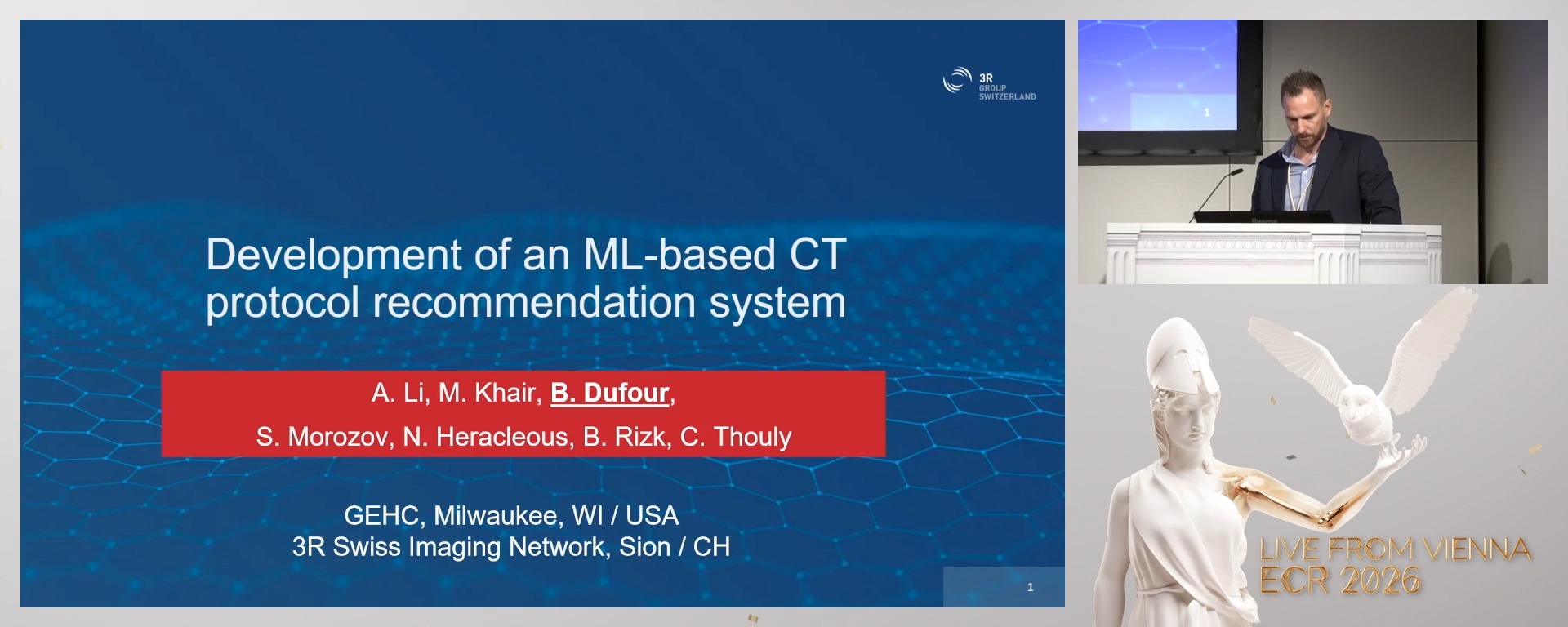 Collaborative development of an ML-based CT protocol recommender