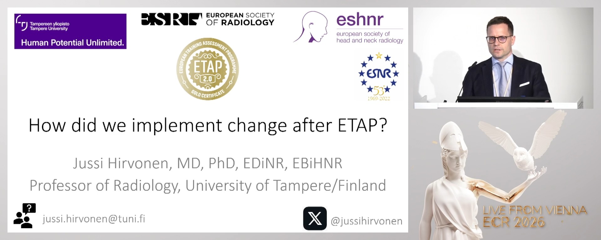How did we implement change after ETAP?