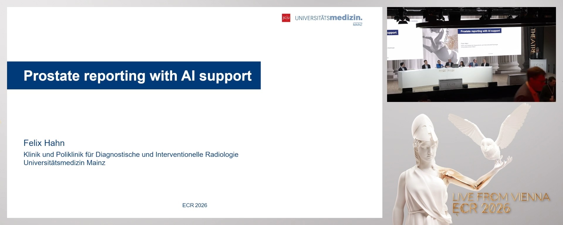 Prostate reporting with AI support