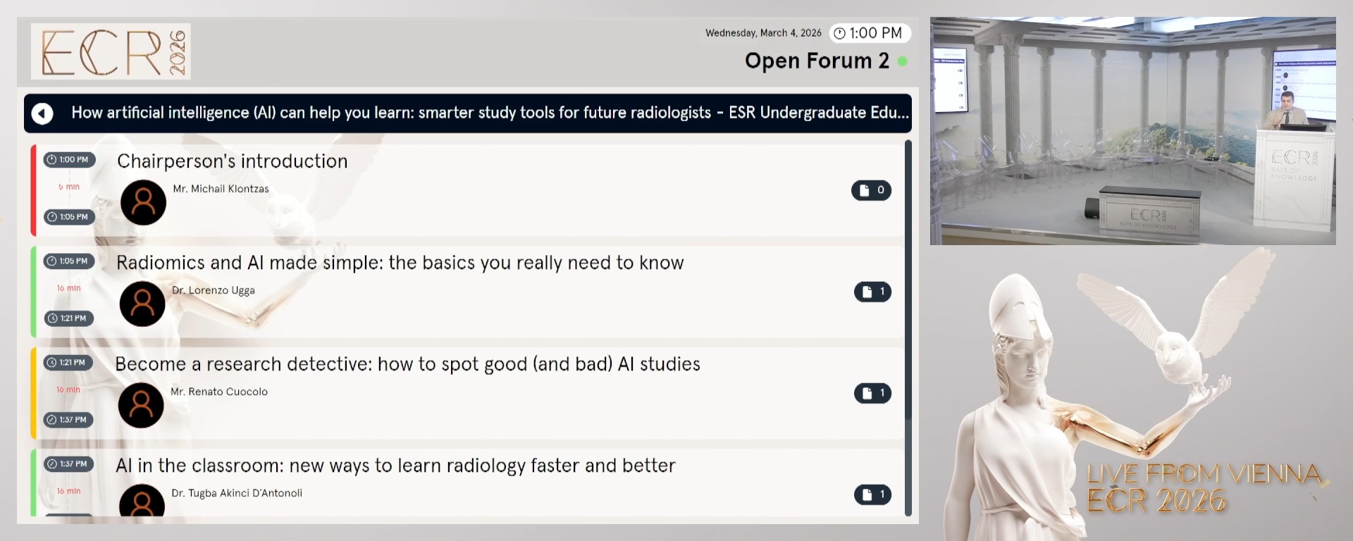 Chairperson's introduction