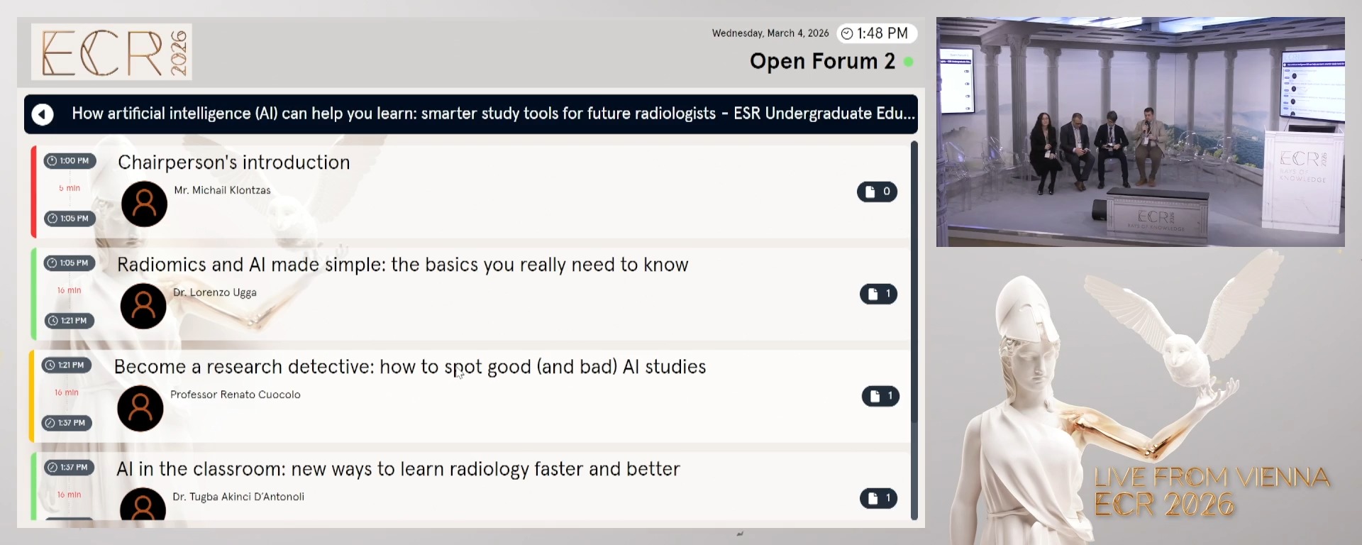 Panel discussion: AI in radiology: hype, help, or here to stay?