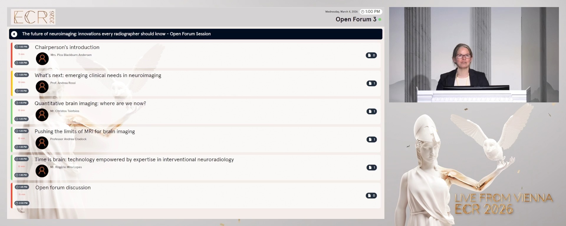 Chairperson's introduction