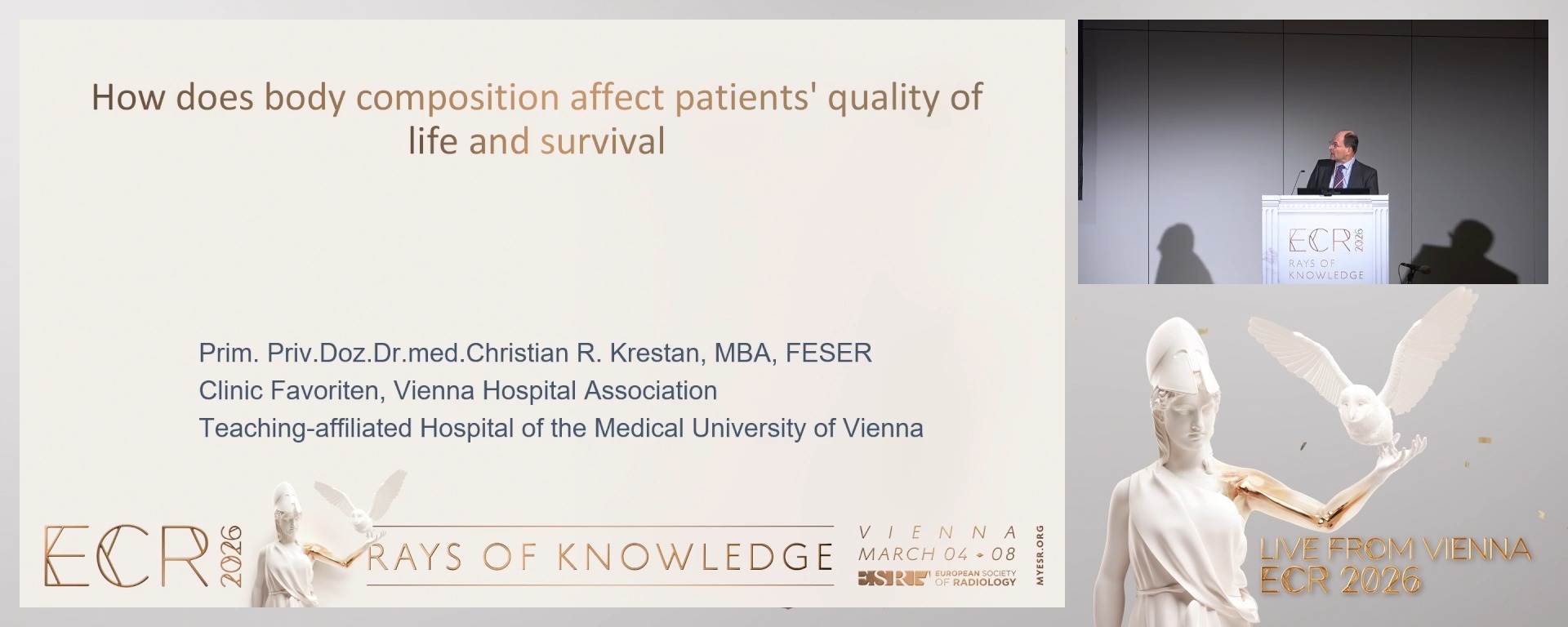 How does body composition affect patients' quality of life and survival?
