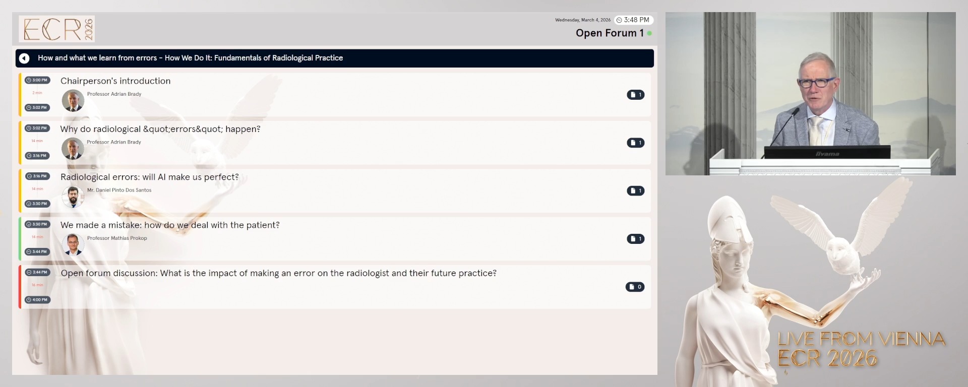 Open forum discussion: What is the impact of making an error on the radiologist and their future practice?