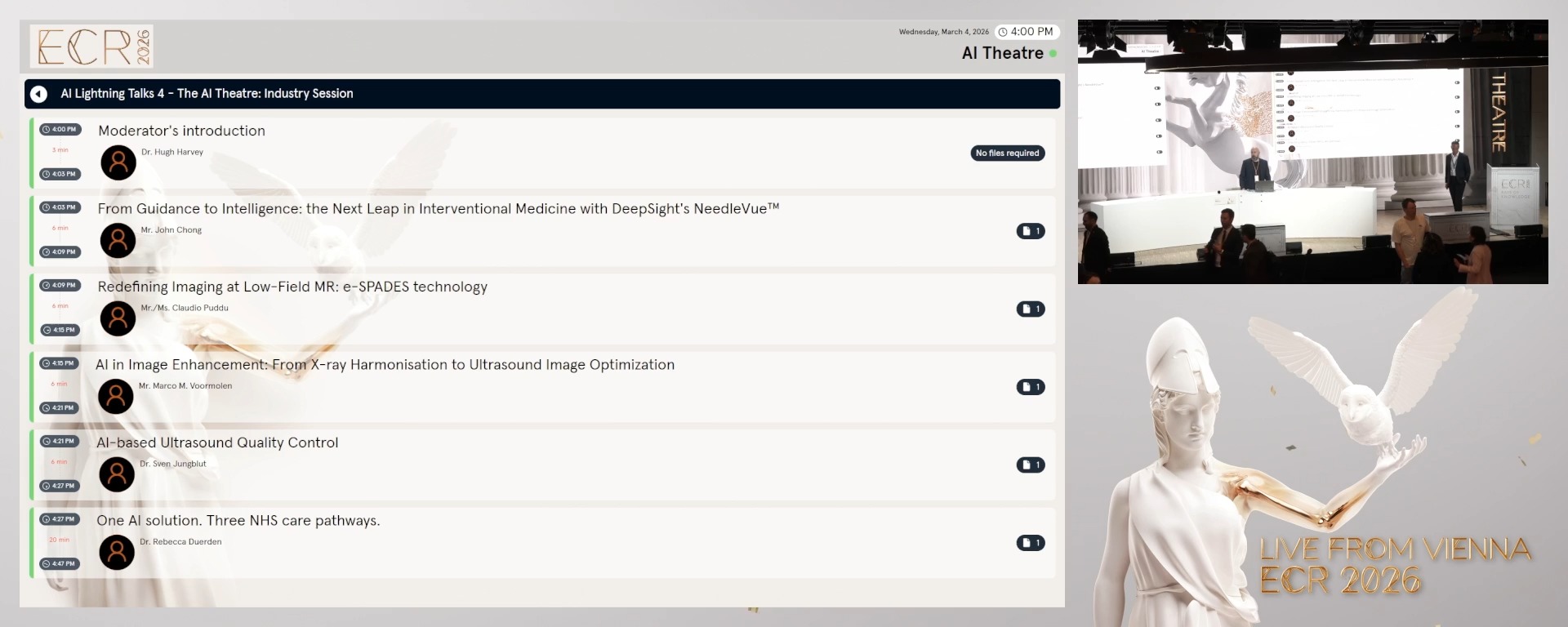 Moderator's introduction