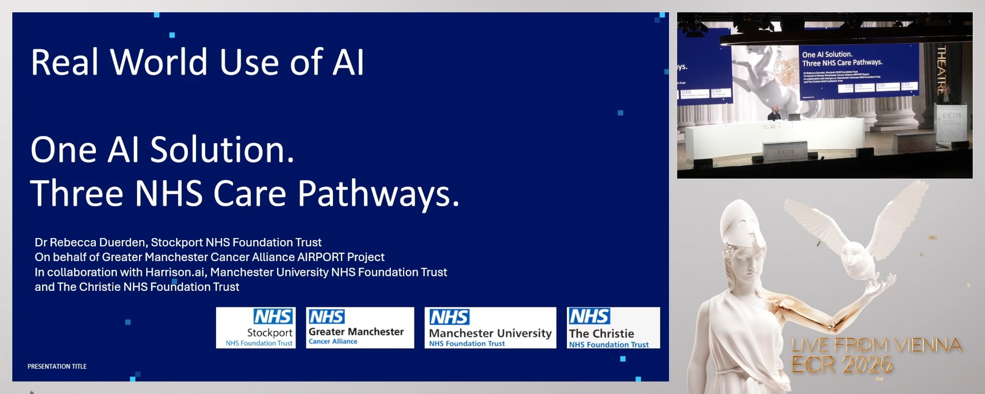One AI solution. Three NHS care pathways.