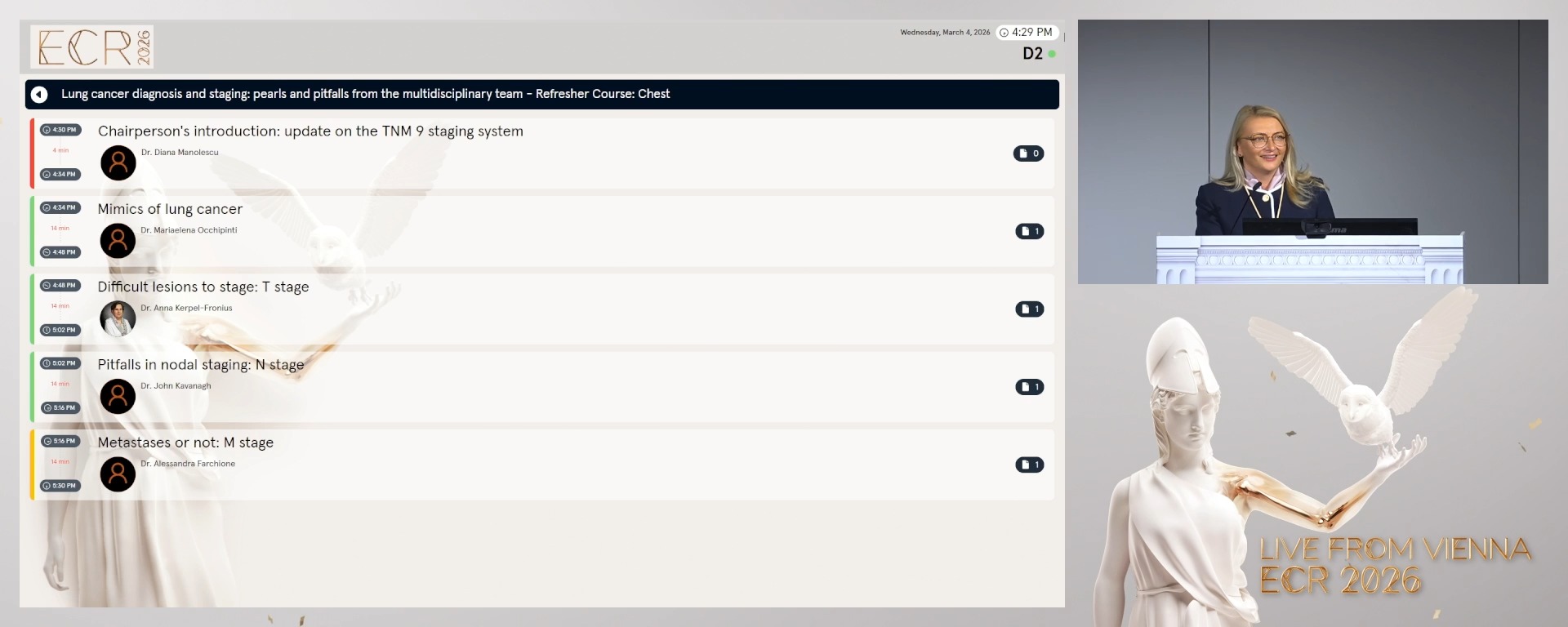 Chairperson's introduction: update on the TNM 9 staging system