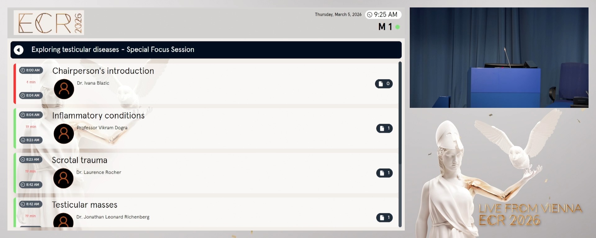 Panel discussion: Different clinical scenarios: which recommendations should we give regarding the time of imaging and radiology reporting?