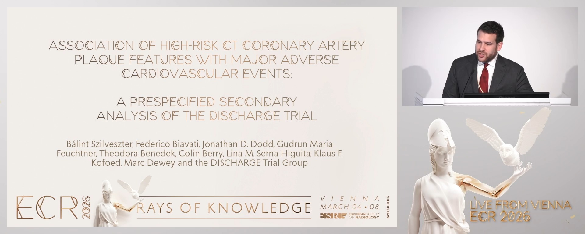 Association of high-risk CT coronary artery plaque features with major adverse cardiovascular events: a prespecified secondary analysis of the DISCHARGE trial