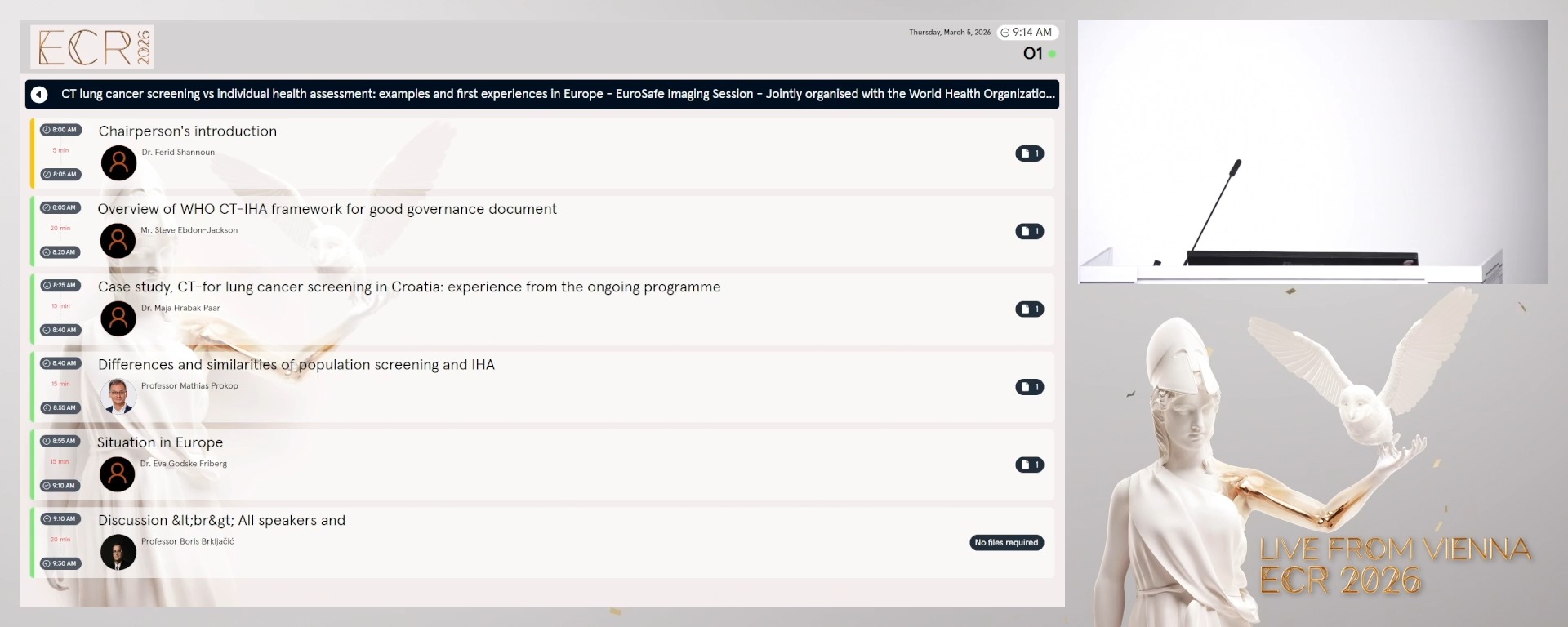 Discussion  All speakers and