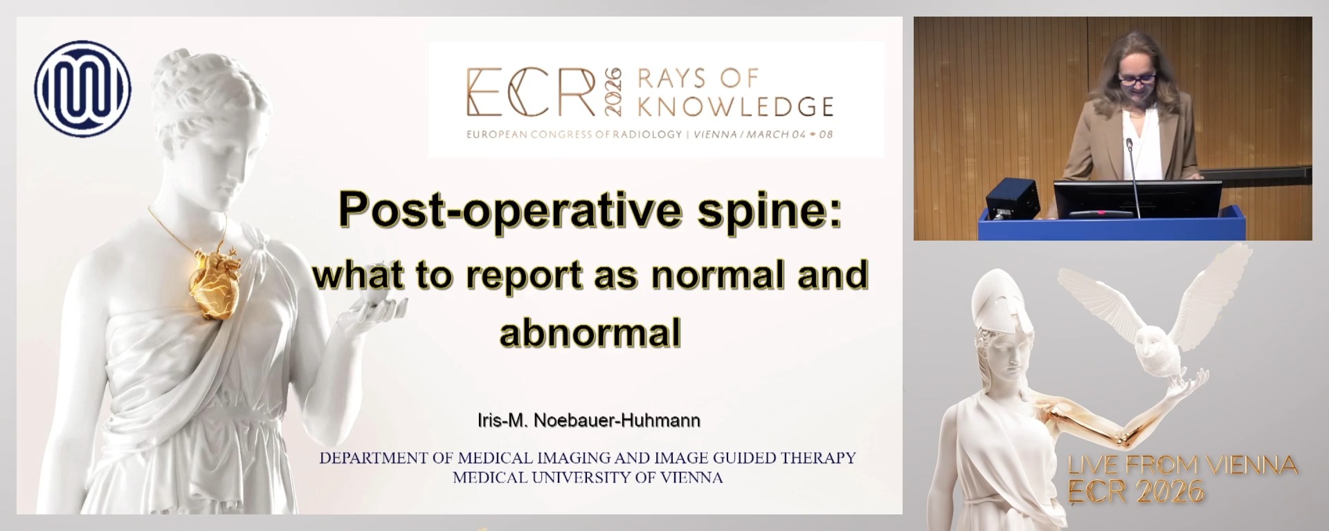 Post-operative spine: what to report as normal and abnormal