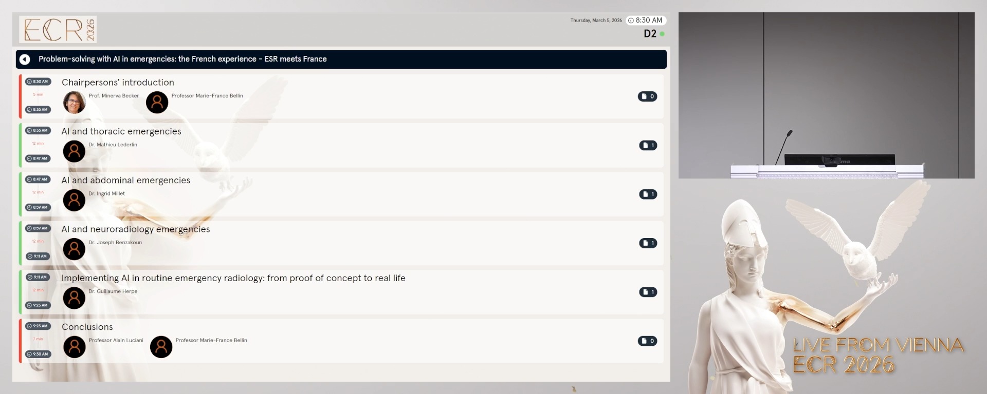 Chairpersons' introduction