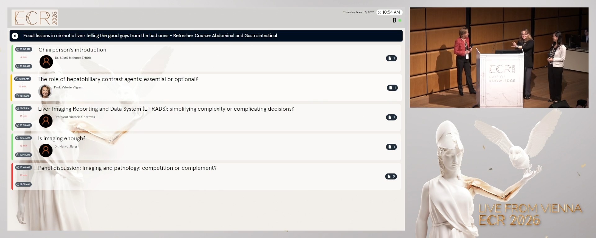 Panel discussion: Imaging and pathology: competition or complement?