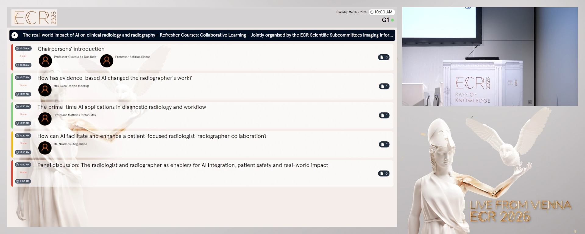 Chairpersons' introduction